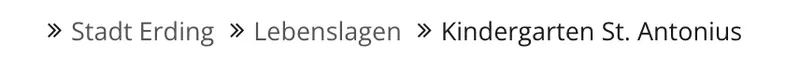 Graue Leiste ganz unten mit Informationen