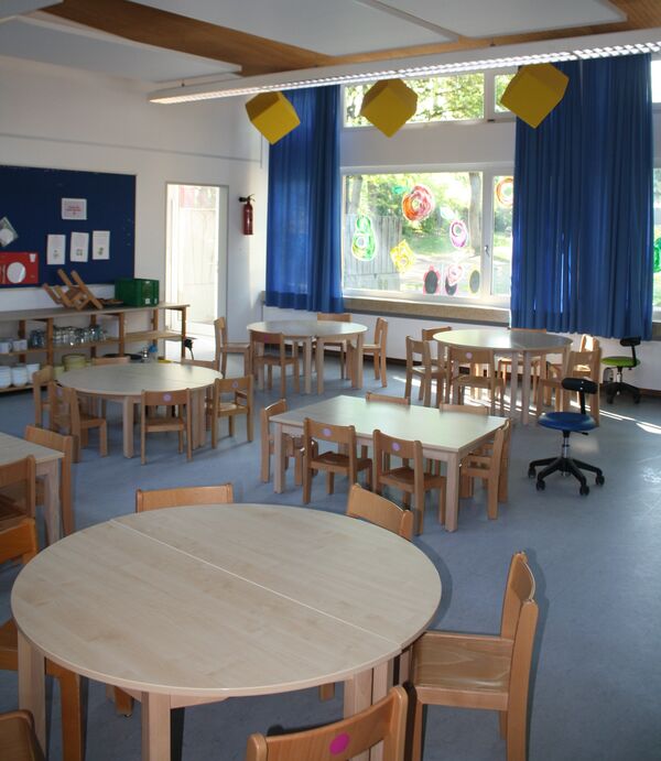 Blick in einen Gruppenraum des Kinderhauses zum Igelbau