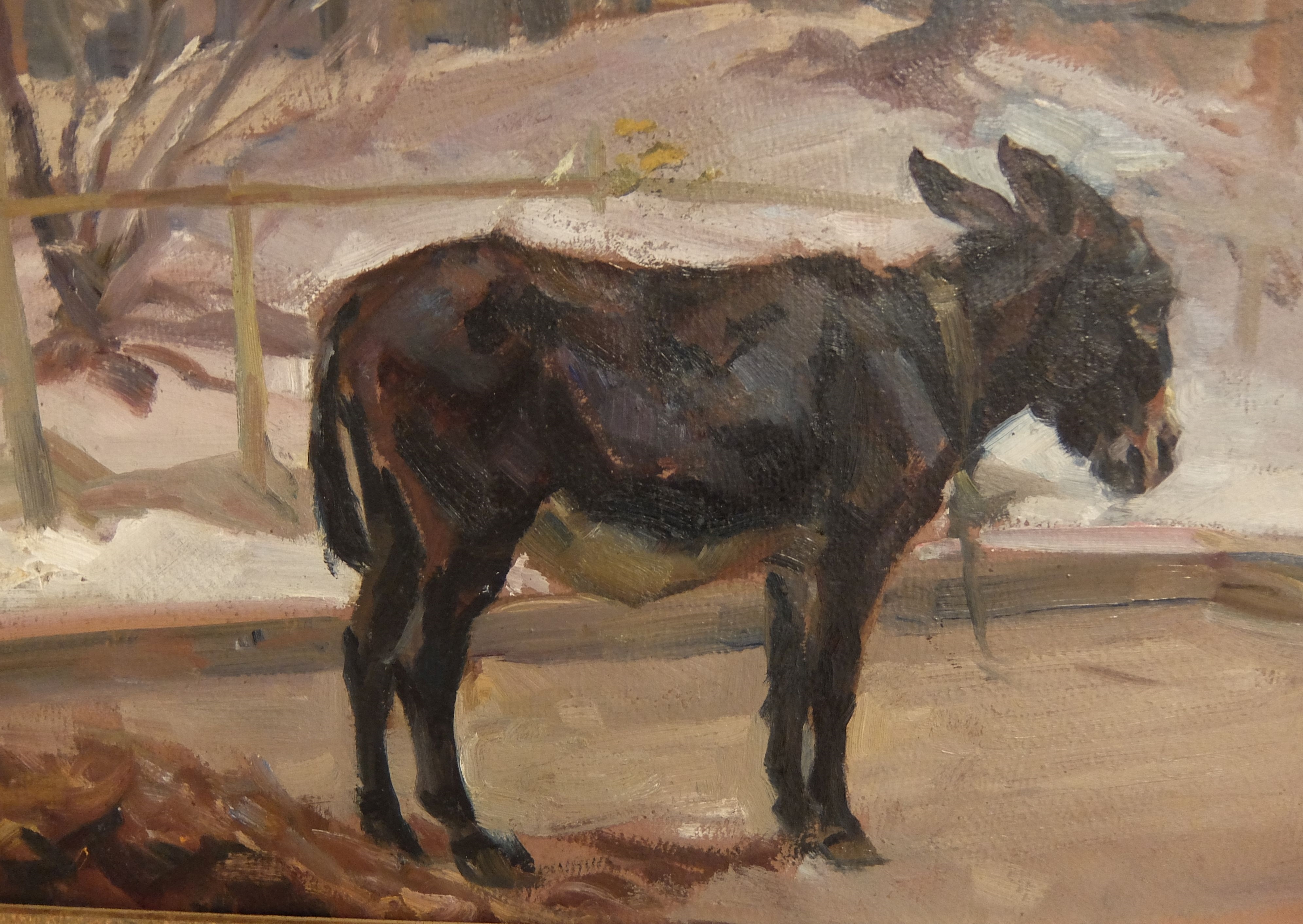 Gemälde: Esel