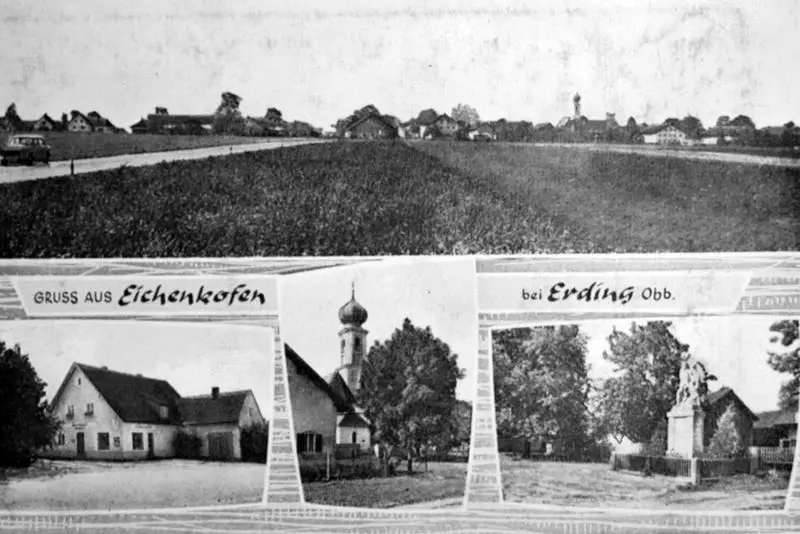 Bild der Stadt Erding von der Vergangenheit