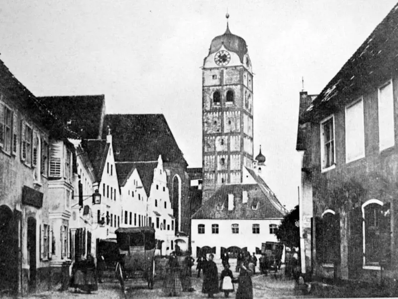 Bild der Stadt Erding von der Vergangenheit
