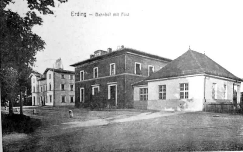 Bild der Stadt Erding von der Vergangenheit
