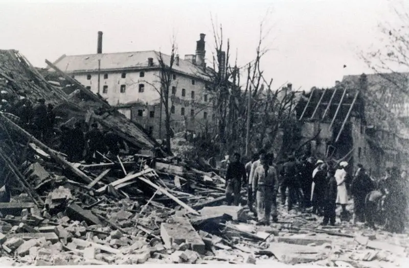 Bild der Stadt Erding von der Vergangenheit