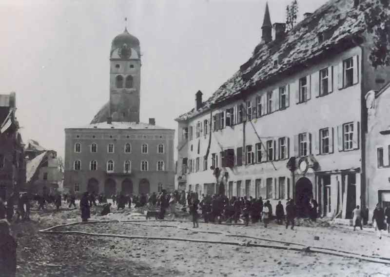 Bild der Stadt Erding von der Vergangenheit